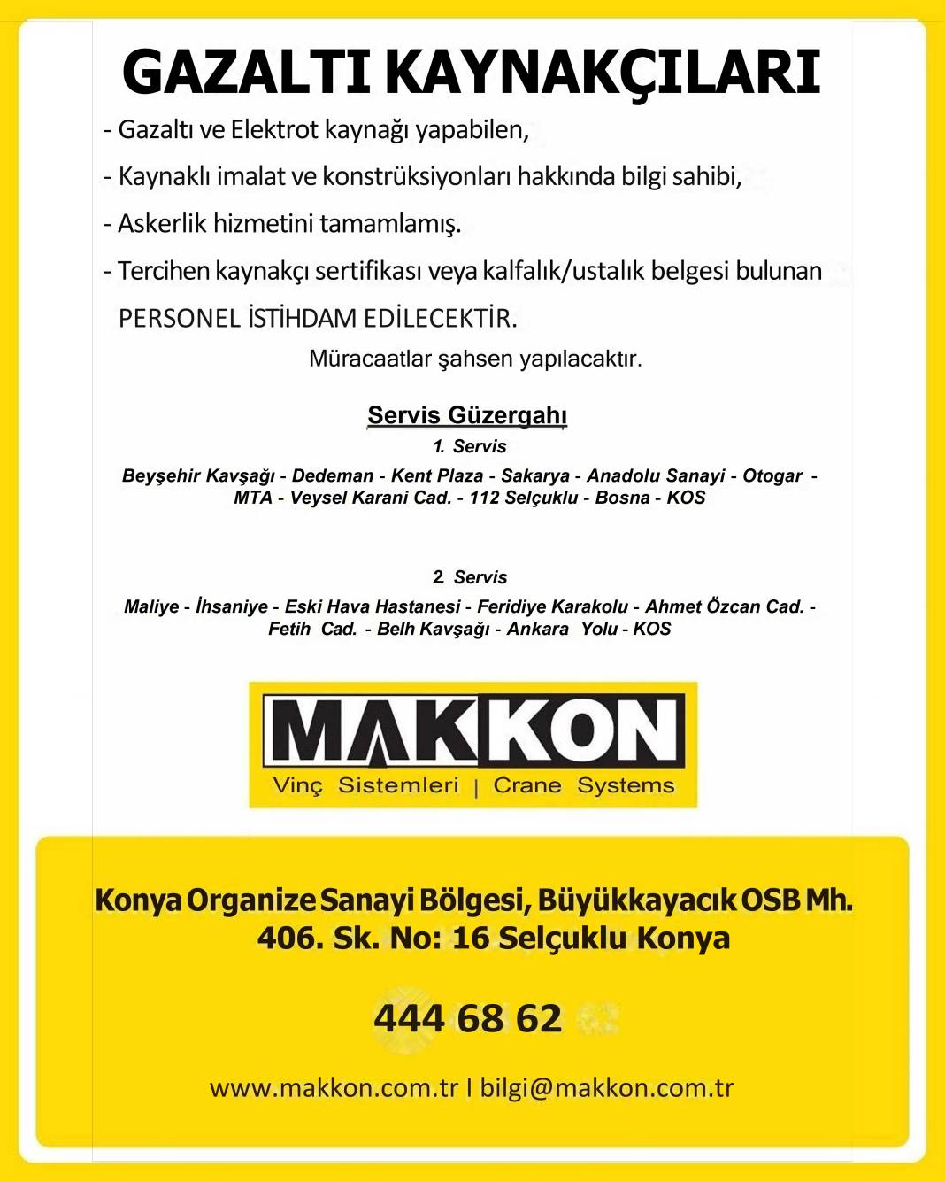 ELEMAN İLANLARI 1
