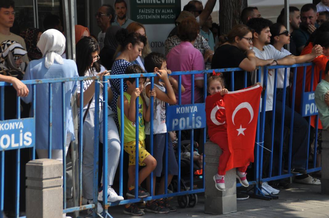 Konya'da Büyük Zafer Coşkuyla Kutlandı! İşte O Renkli Görüntüler... 9