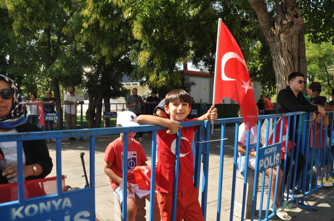 Konya'da Büyük Zafer Coşkuyla Kutlandı! İşte O Renkli Görüntüler... 5