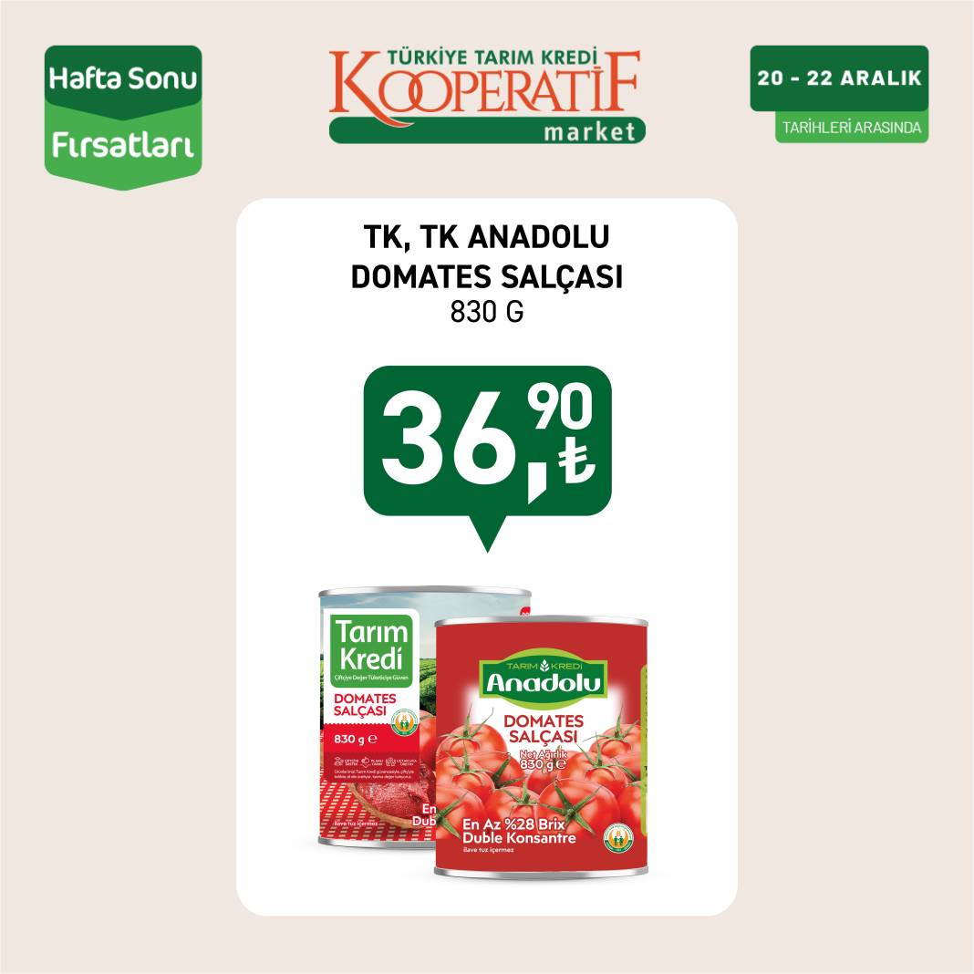 Tarım Kredi Market’lerde Dev Kampanya! 500 TL Kazanma Fırsatı! 3