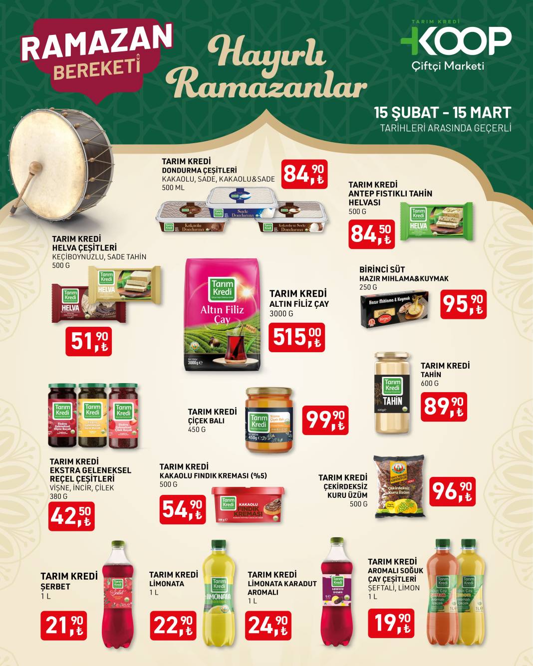 Ramazan Bereketi Tarım Kredi Market'lerde Çoğalıyor! İndirimli Ürünler Listede... 3