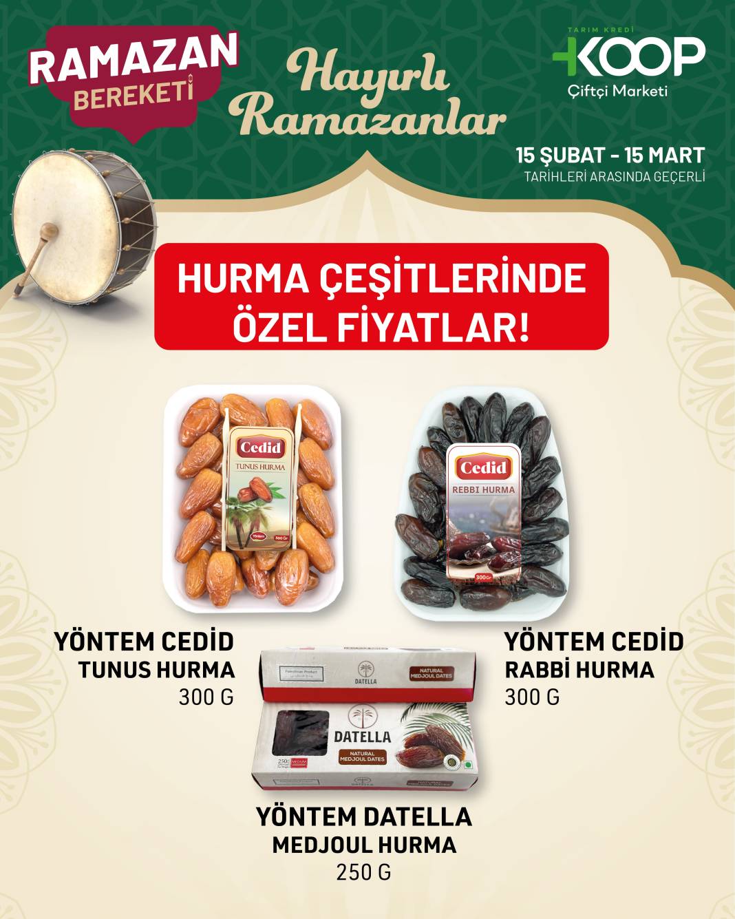 Ramazan Bereketi Tarım Kredi Market'lerde Çoğalıyor! İndirimli Ürünler Listede... 4