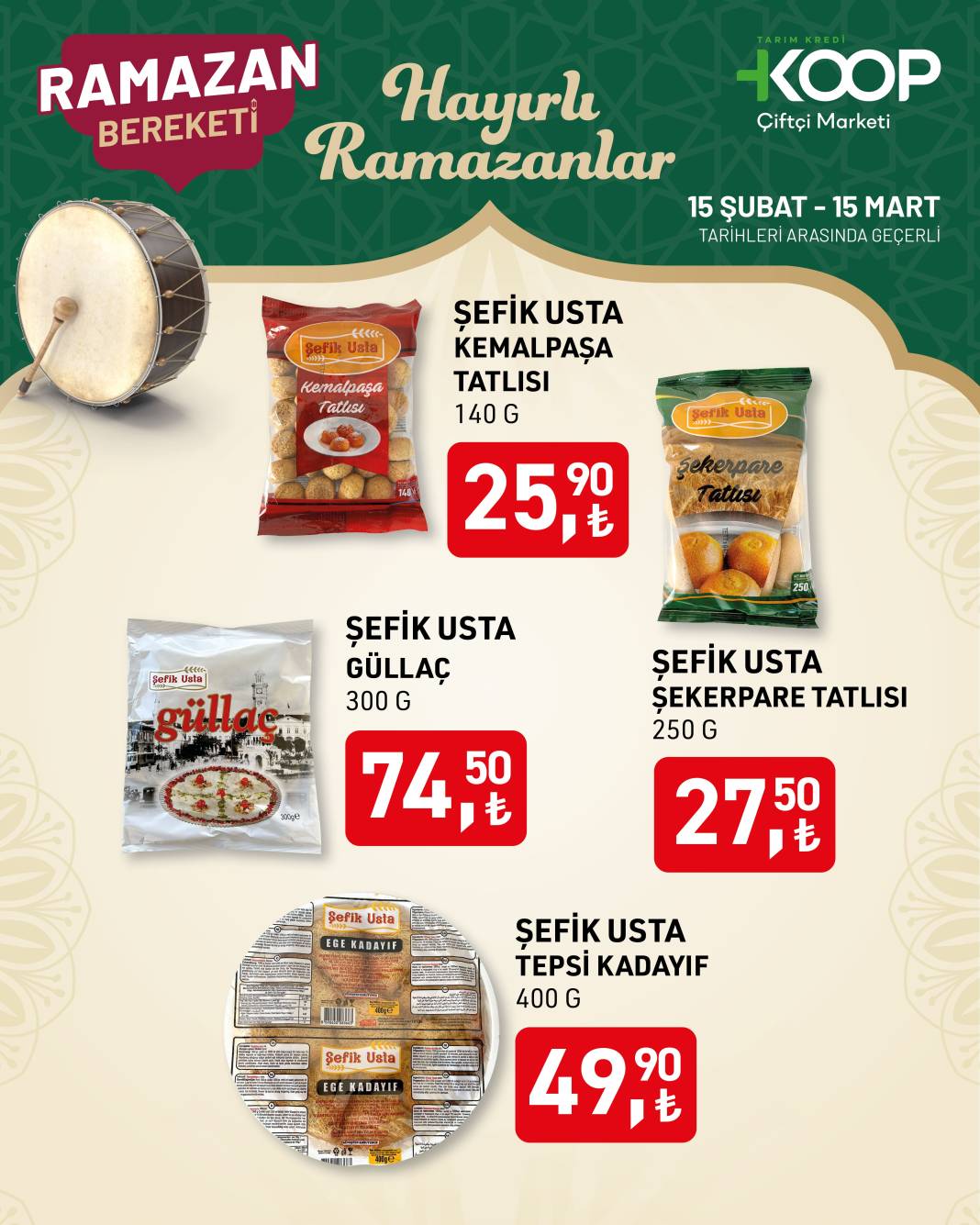 Ramazan Bereketi Tarım Kredi Market'lerde Çoğalıyor! İndirimli Ürünler Listede... 5