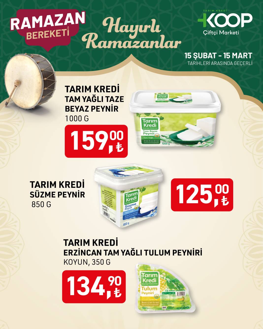 Ramazan Bereketi Tarım Kredi Market'lerde Çoğalıyor! İndirimli Ürünler Listede... 8