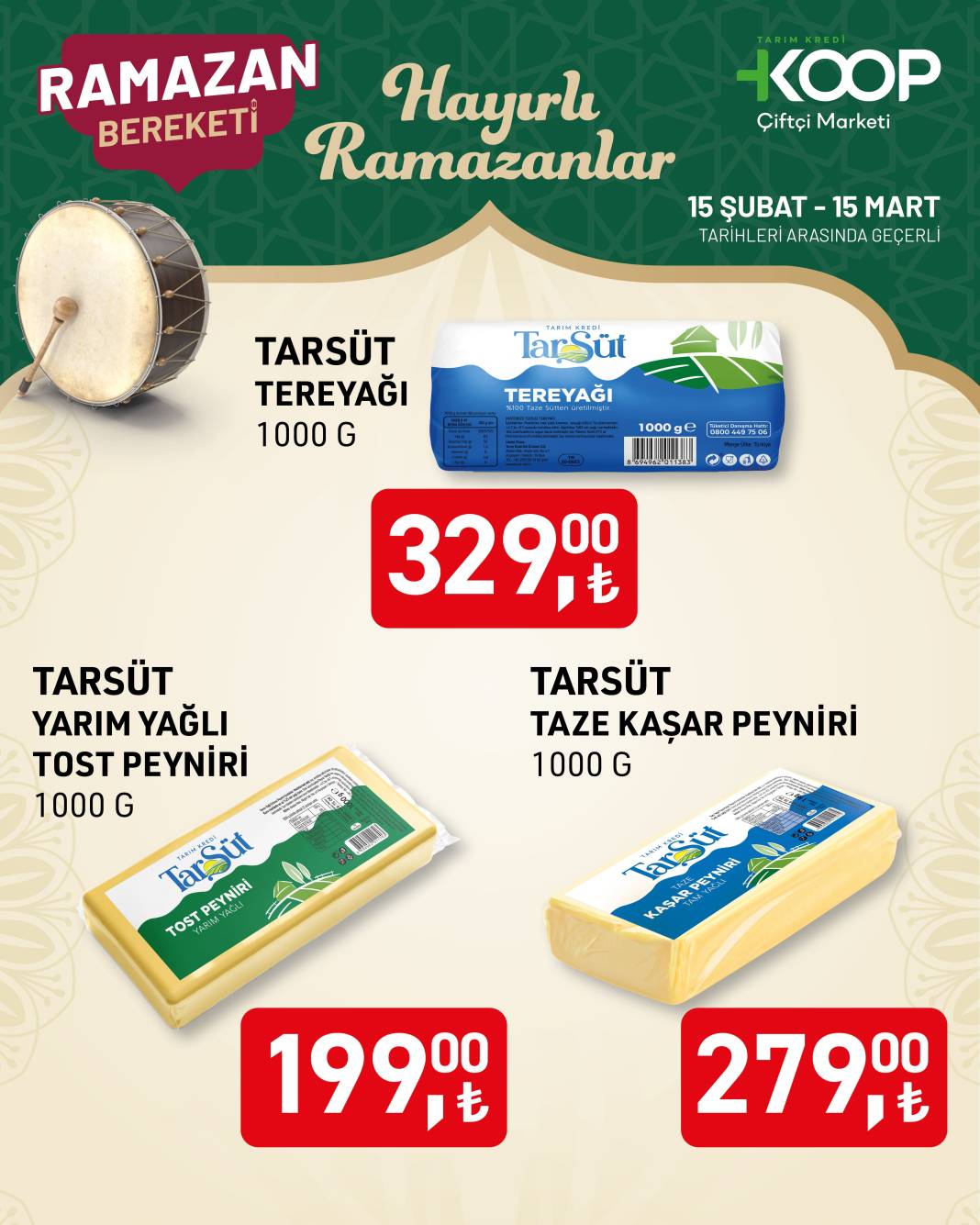 Ramazan Bereketi Tarım Kredi Market'lerde Çoğalıyor! İndirimli Ürünler Listede... 7