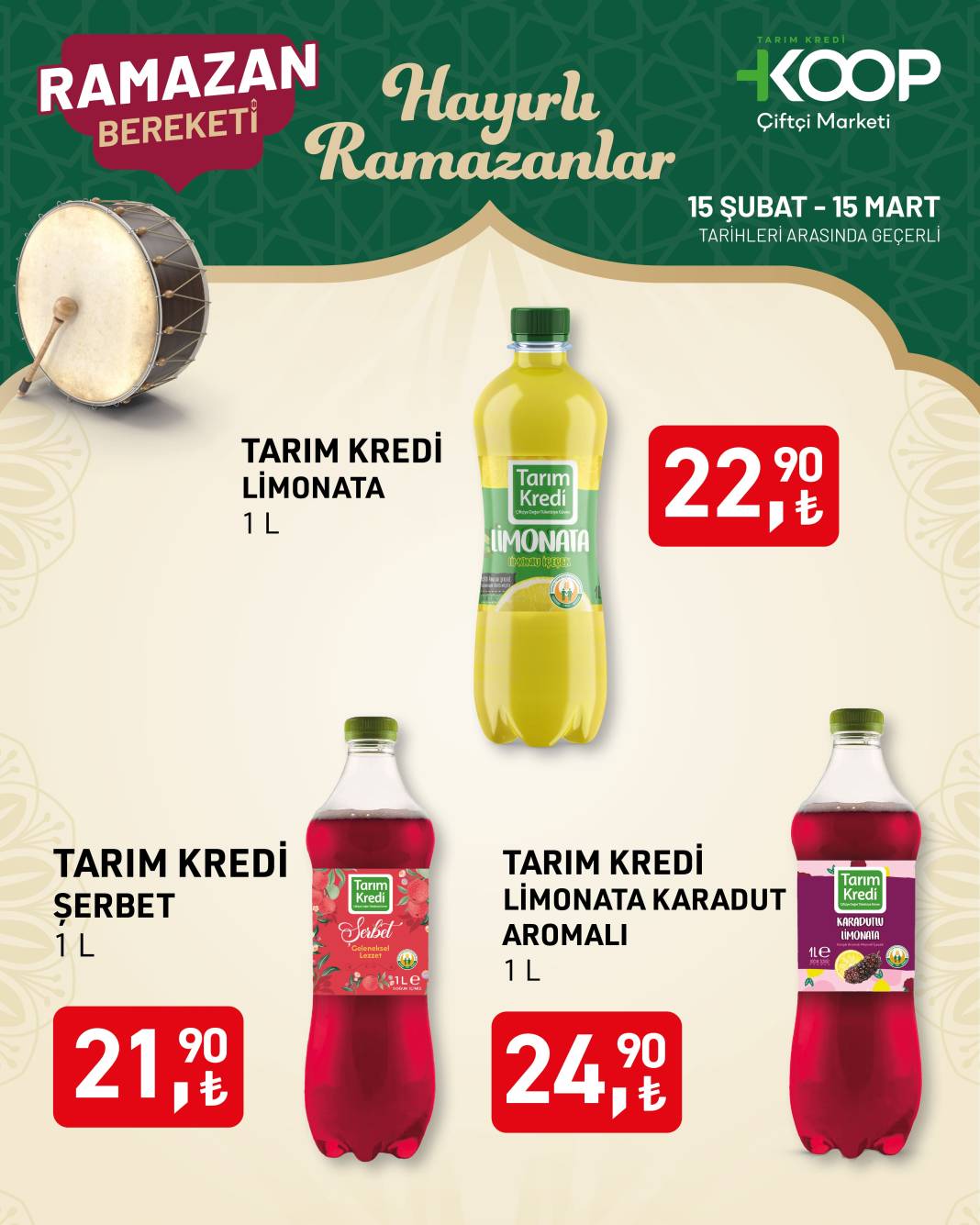 Ramazan Bereketi Tarım Kredi Market'lerde Çoğalıyor! İndirimli Ürünler Listede... 10