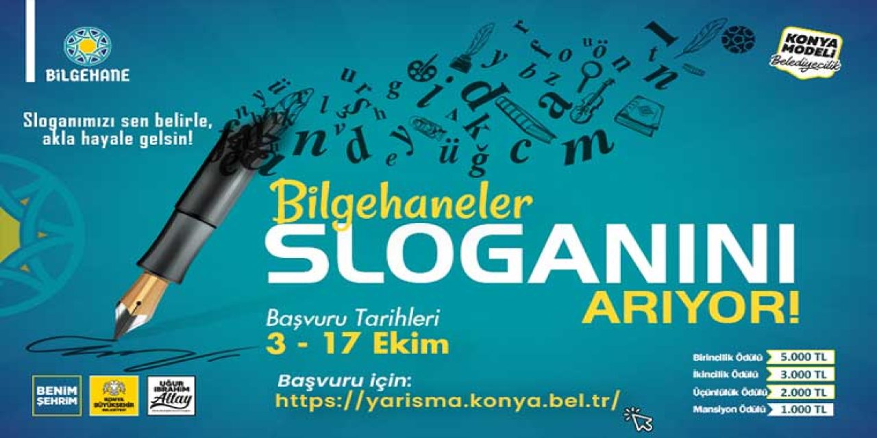 Bilgehaneler ödüllü slogan yarışması düzenliyor