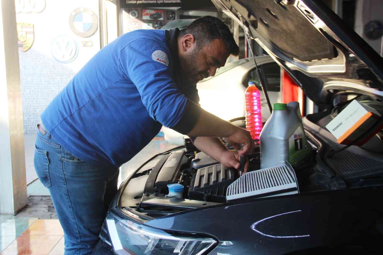 Kışlık periyodik bakımda merdiven altı ürün uyarısı