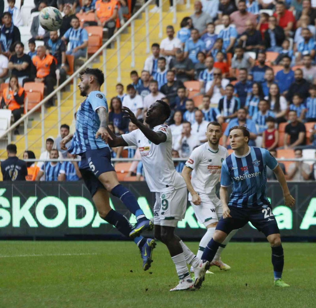 Konyaspor Adana Demirspor Maçında İlk Devre Eşitlikle Bitti