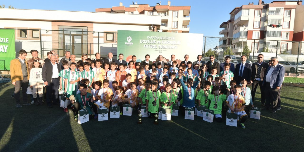 Karatay’da “İlkokullar Arası Dostluk Ve Kardeşlik Futbol Turnuvası” Sona Erdi