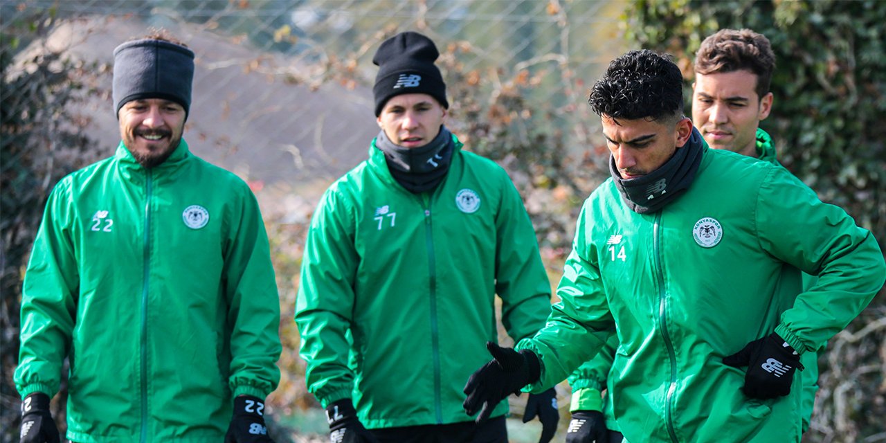 Konyaspor, Zeljneznicar maçı öncesi son çalışmasını yaptı