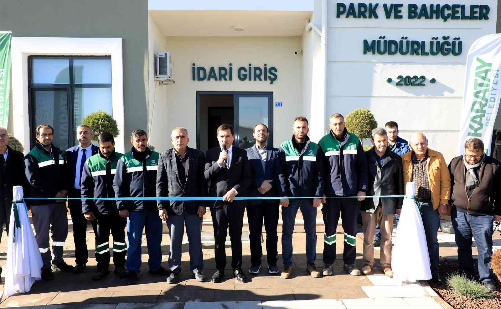 Karatay’a yeni Park ve Bahçeler Müdürlüğü yeni hizmet binası