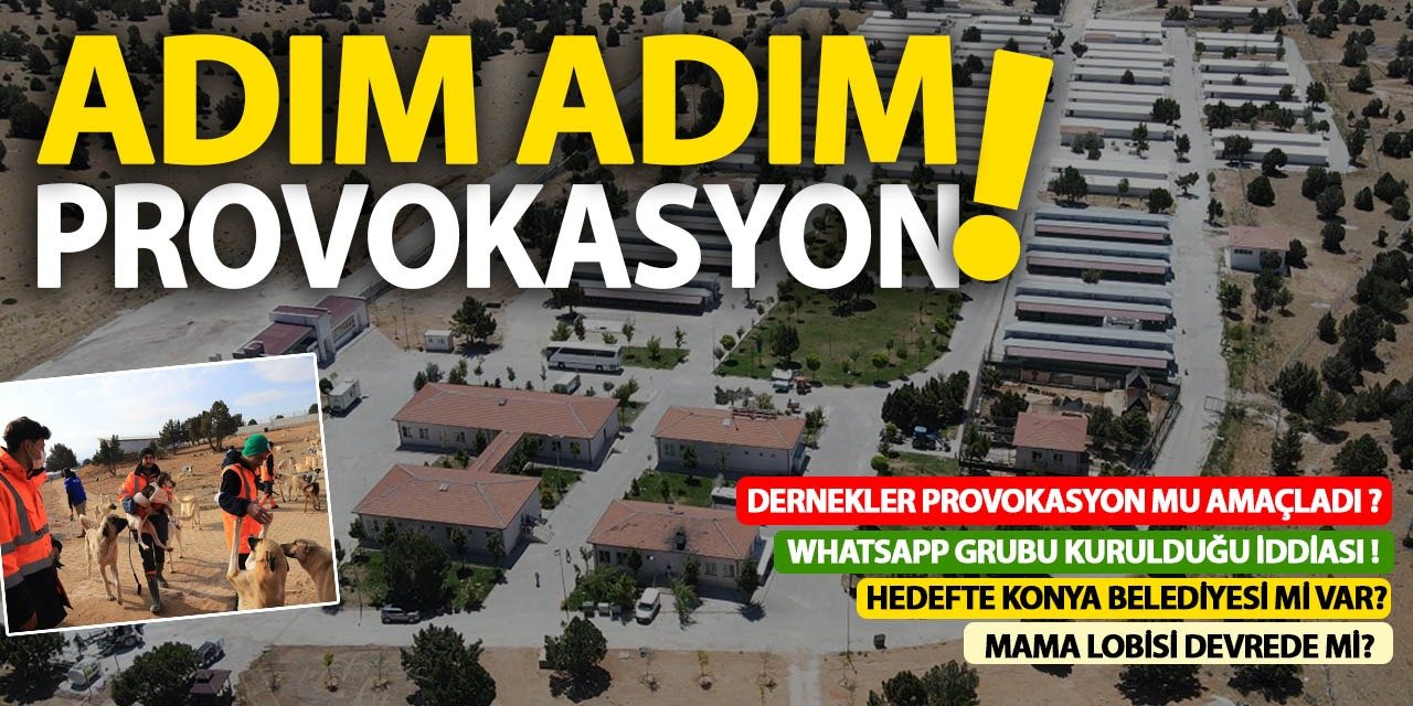 Konya Hayvan Rehabilitasyon Merkezi olayında adım adım provokasyon! İşte detaylar...