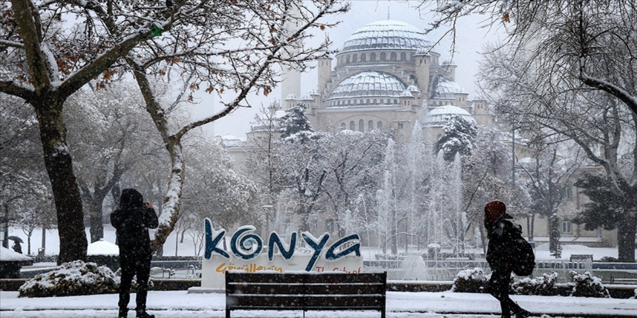 Konya o tarihte beyaza bürünecek! Meteoroloji raporlarını yayınladı. Kar ne zaman yağacak?