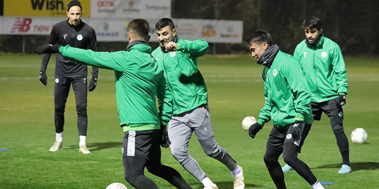 Konyaspor, Sivasspor maçının hazırlıklarına başladı