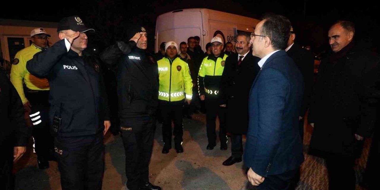 İçişleri Bakan Yardımcısı İsmail Çataklı Konya'da trafik denetimine katıldı