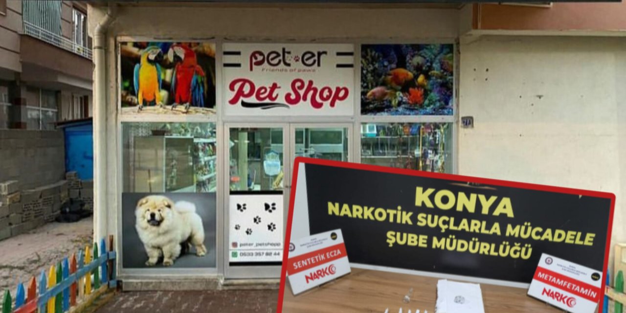 Bir bunu yapmadıkları kalmıştı... Petshopta uyuşturucu partisi!