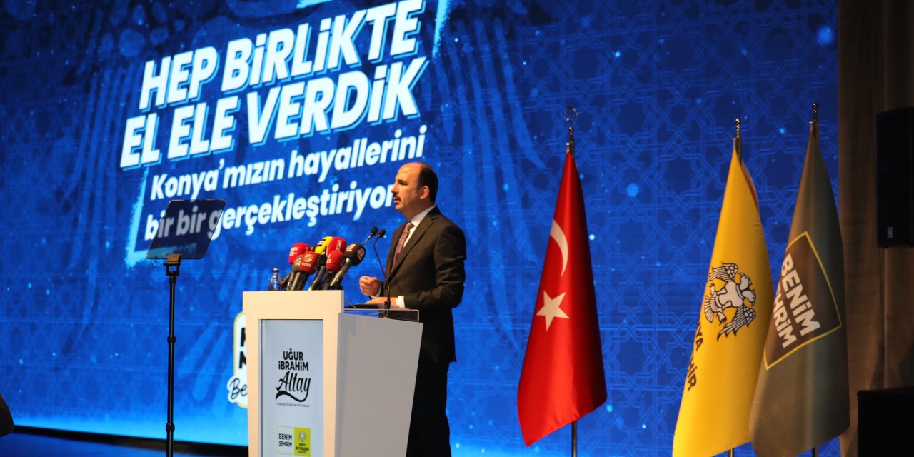 Konya Büyükşehir'den 2022 yılında 1 milyar 682 milyon liralık yatırım