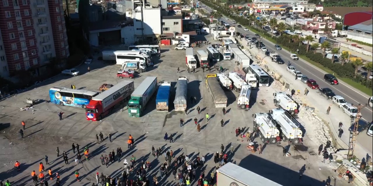 Konya Büyükşehir, Hatay'da Lojistik Merkez Kurdu