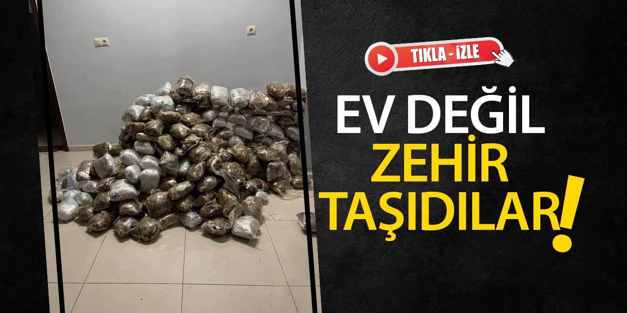 Ev değil, zehir taşıyorlardı! Konya Polisi'nden Kaçamadılar