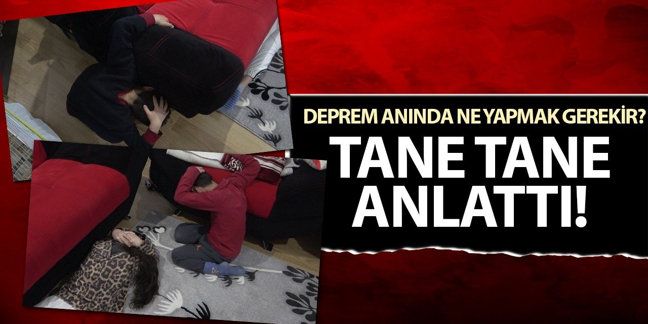 Deprem Anında Ne Yapmak Gerekir? Konyalı İtfaiyeciler Tane Tane Anlattı