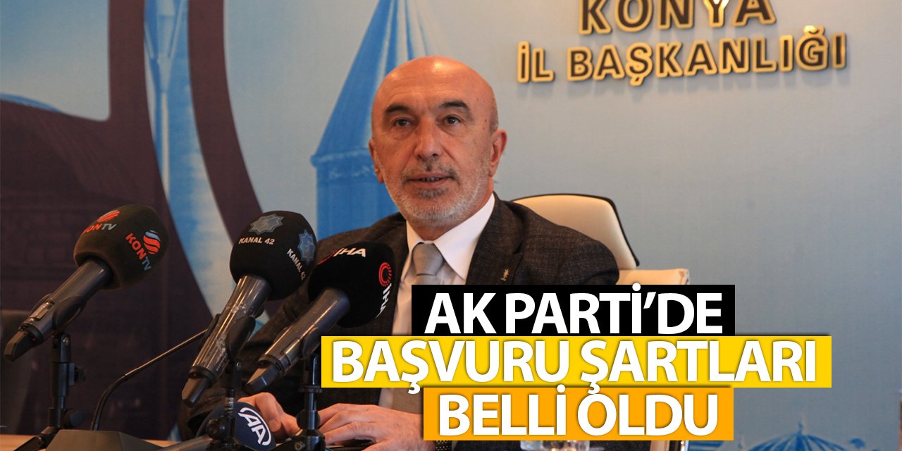 AK Parti’de başvuru şartları belli oldu