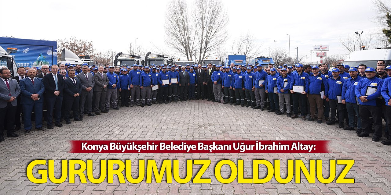 Başkan Altay: Gururumuz oldunuz!