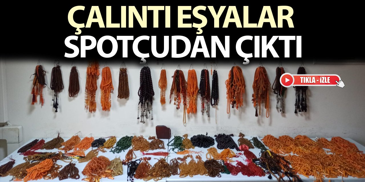 Çalıntı Eşyalar Spotçudan Çıktı