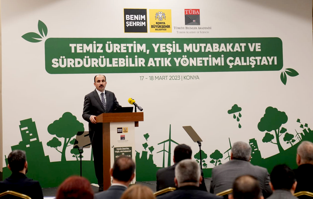 Konya'da "Temiz Üretim, Yeşil Mutabakat ve Sürdürülebilir Atık Yönetimi Çalıştayı" başladı