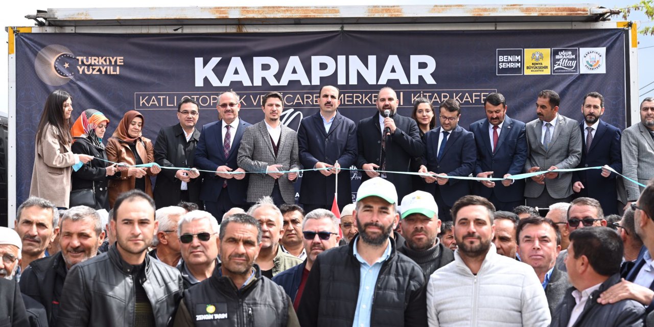 Konya Büyükşehir Karapınar'da 3 tesisin açılışını yaptı!