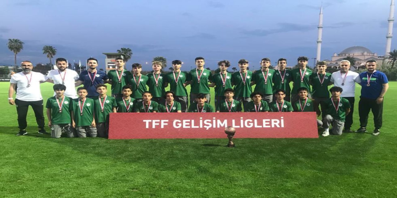 Konyaspor U14, Türkiye üçüncüsü!