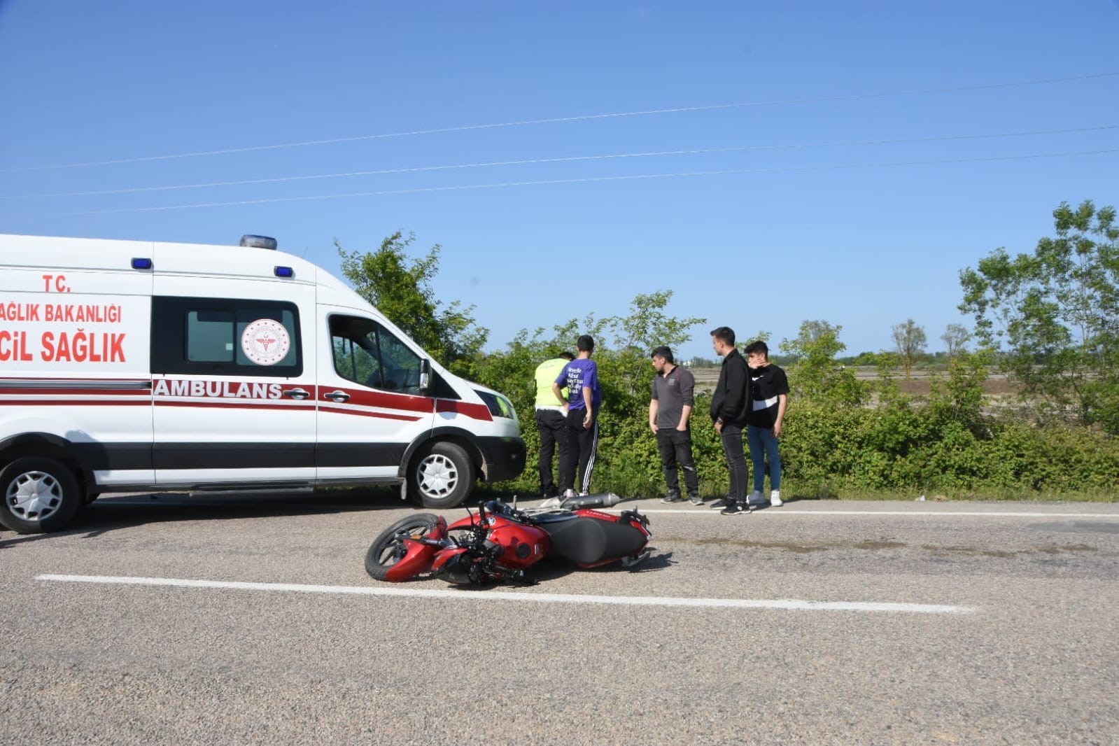 Sinop’ta trafik kazası: 2 yaralı