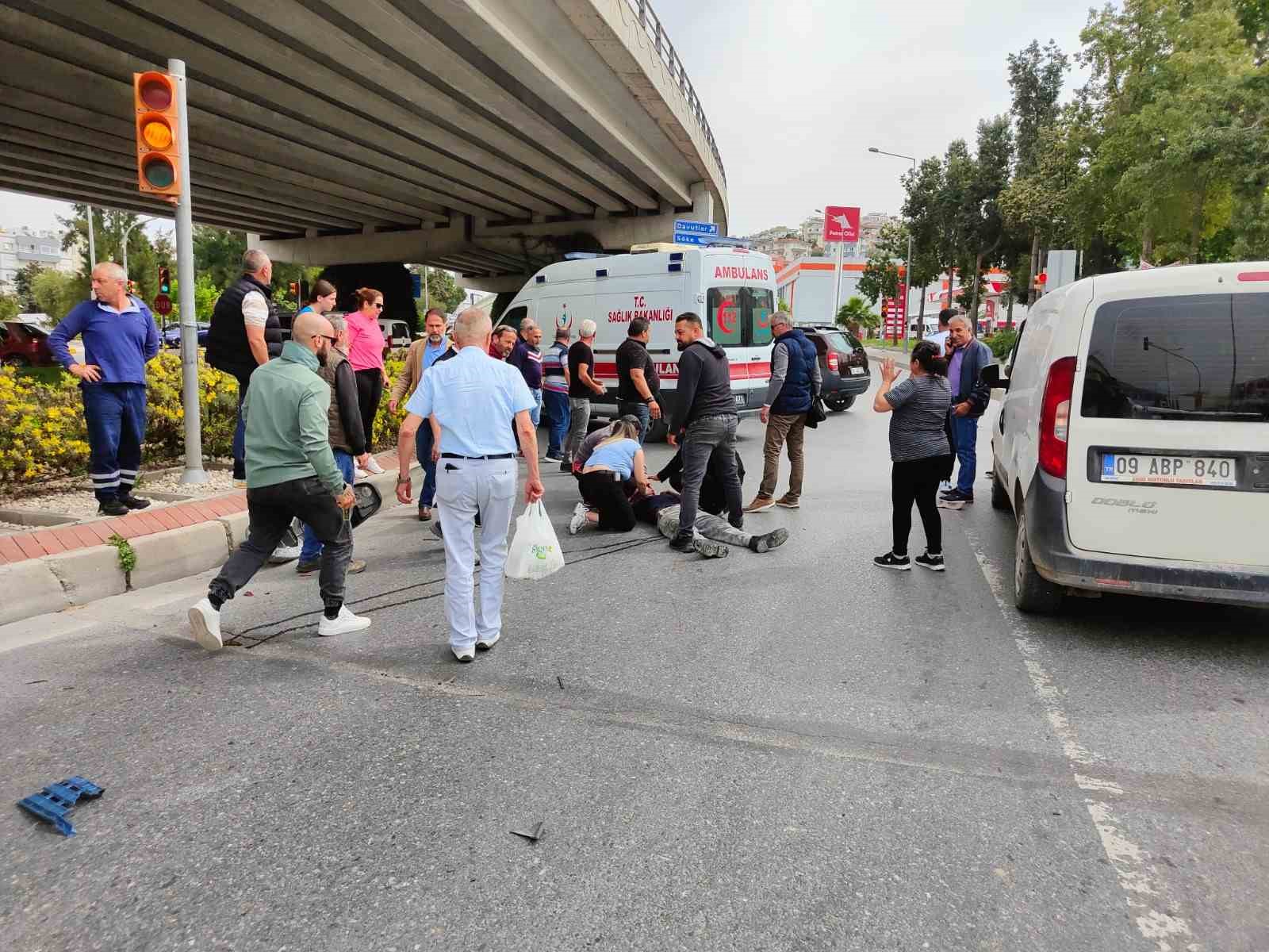 Kırmızı ışık ihlali yapan sürücü kazaya neden oldu