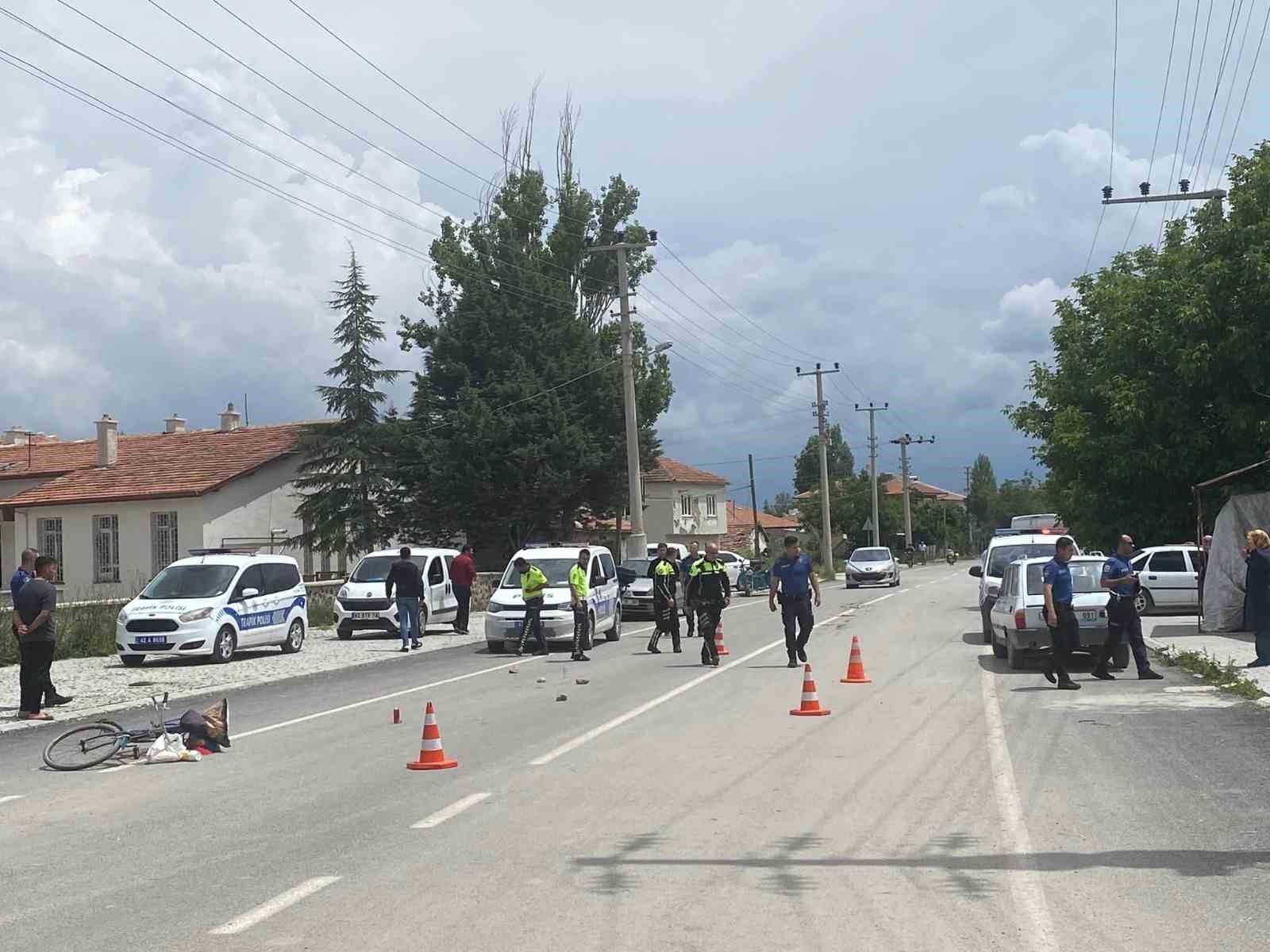 Konya'da Bisikleti İle Yolda Giderken Kurşunlandı!