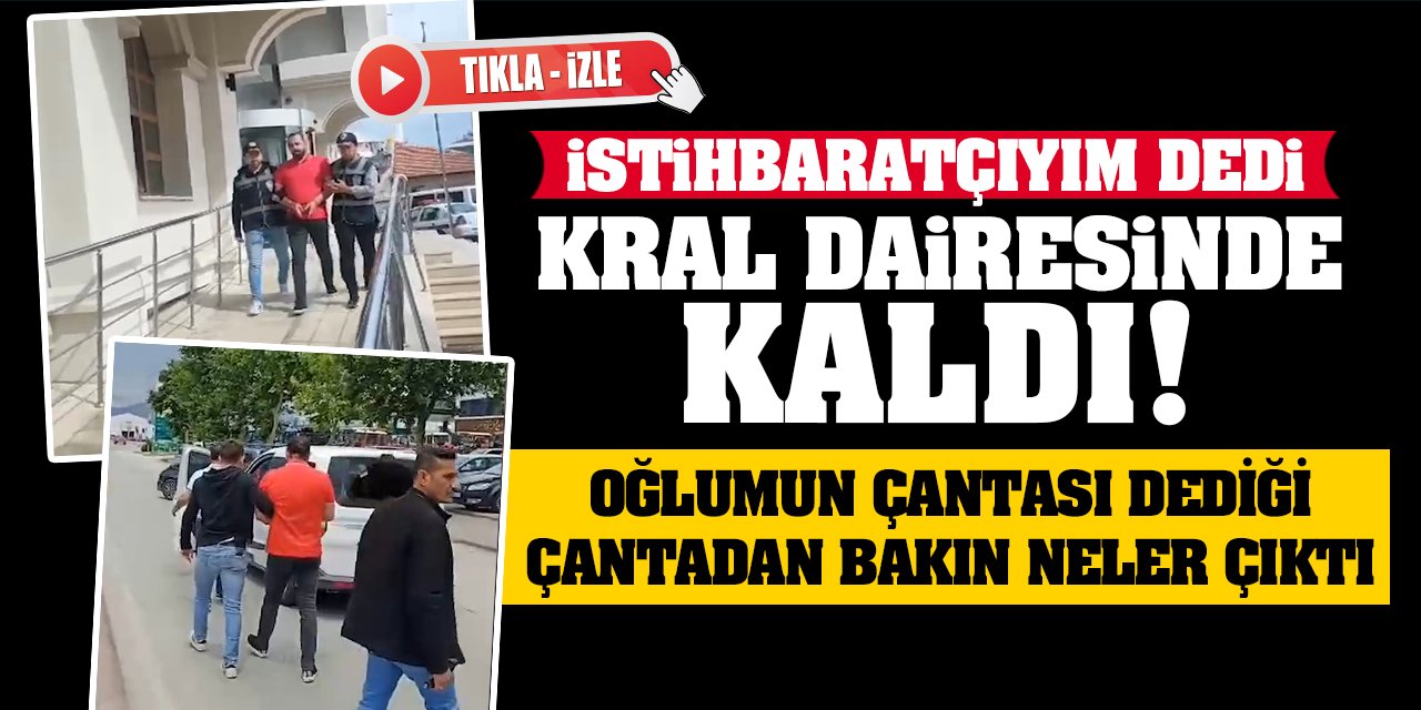 'İstihbaratçıyım' dedi. Konya'da kral dairesinde kaldı! (Tıkla-İzle)