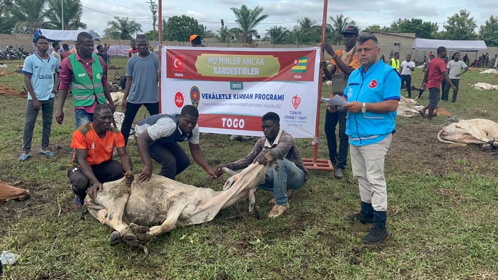 Togo’da yaşayan Müslümanlar Türk halkına minnettar