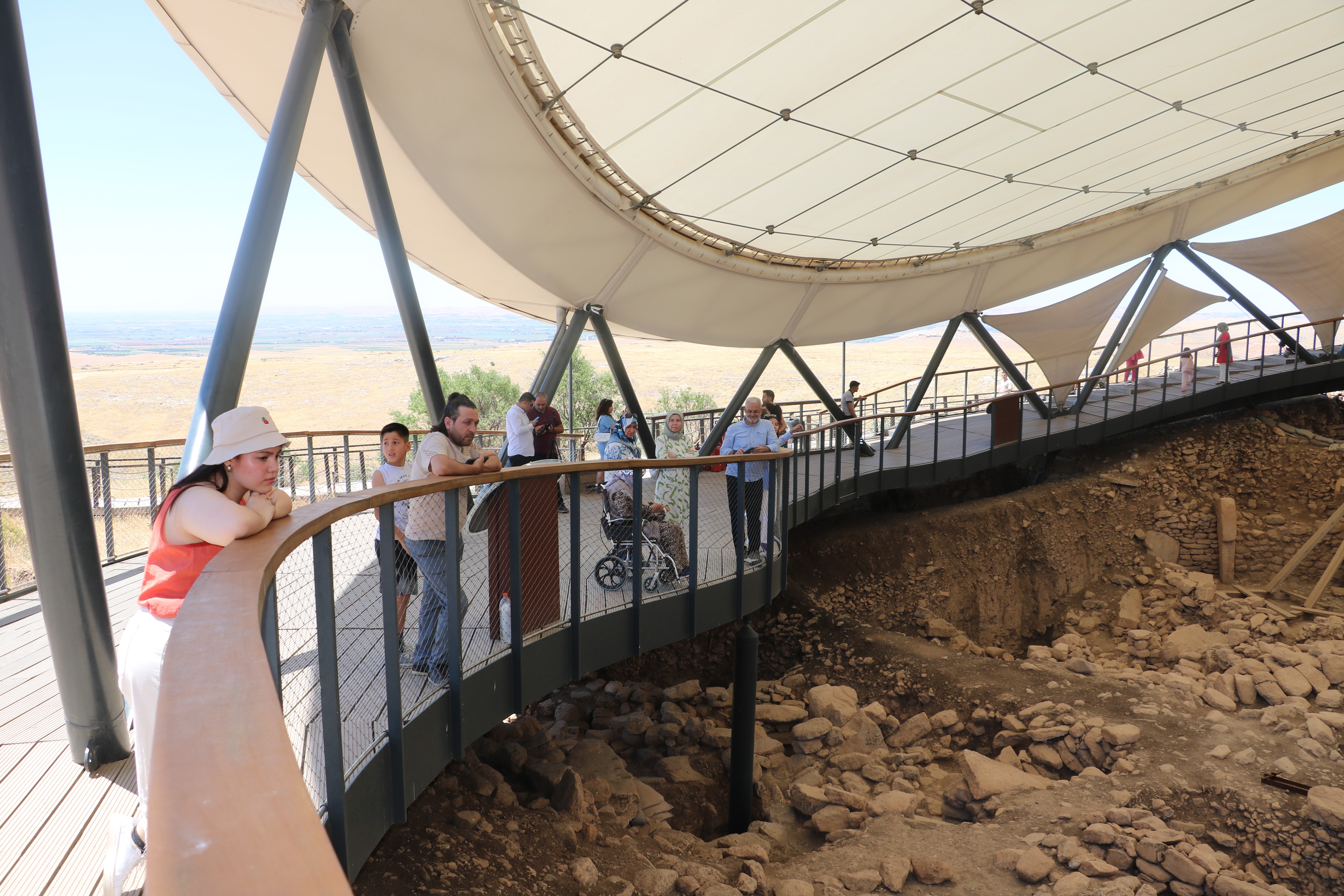 Bayramda Göbeklitepe'ye yoğun ilgi!