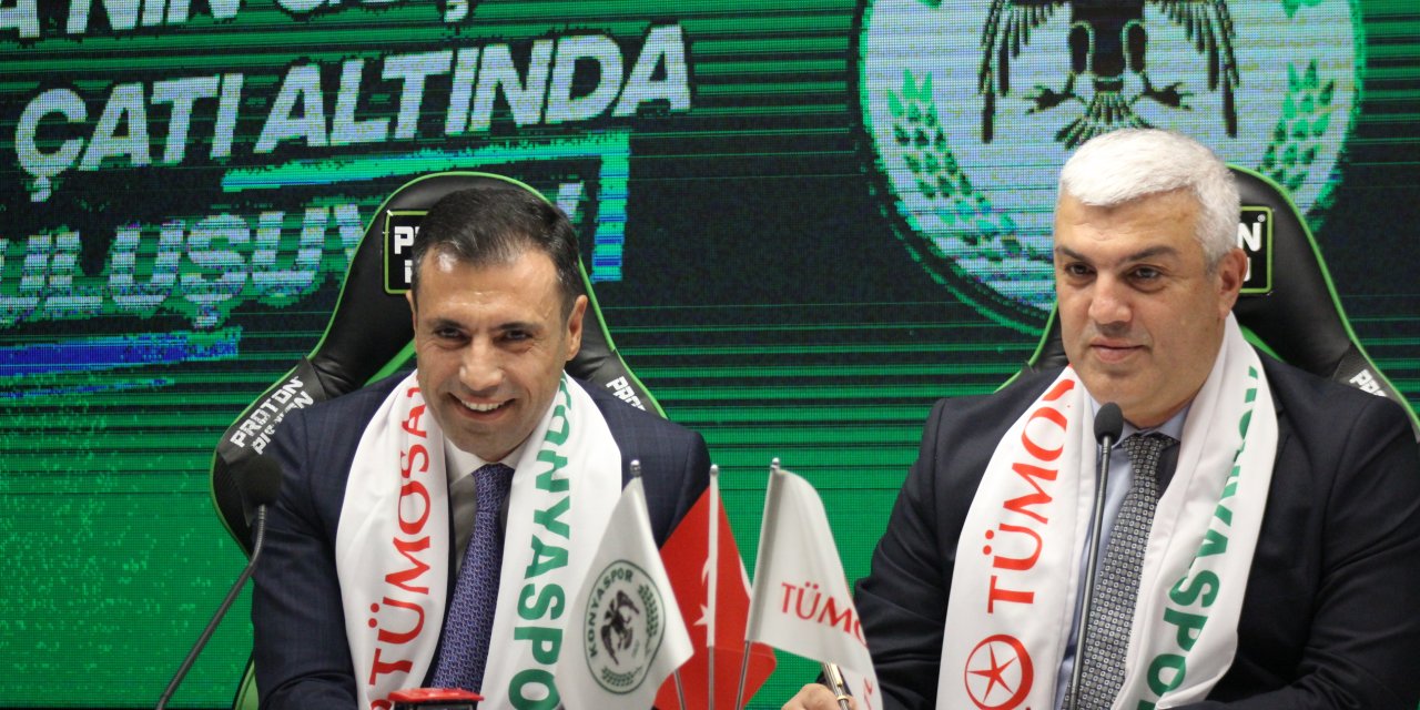 Konyaspor ile TÜMOSAN arasında imzalar atıldı! İşte sponsorluk ücreti!