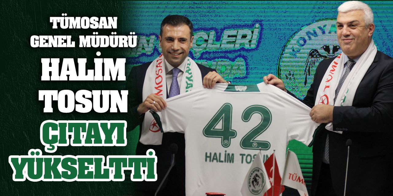 Konyaspor'a sponsor olan TÜMOSAN'ın Genel Müdürü Halim Tosun'dan şampiyonluk sözleri