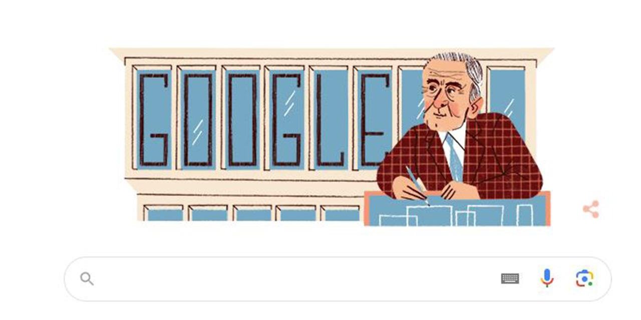 Google'dan Türk mimara özel doodle