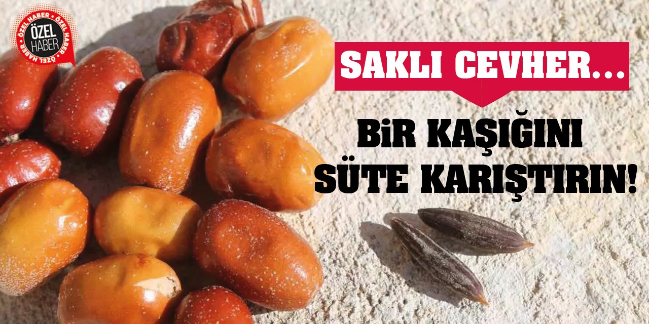 Saklı cevher… Bir kaşığını süte karıştırın!