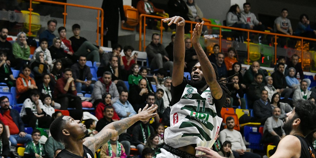 Konyaspor Basketbol'da kötü dönem sürüyor! Üst üste 5.mağlubiyet!