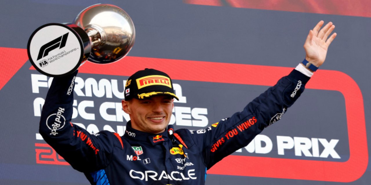 Japonya'da kazanan Max Verstappen