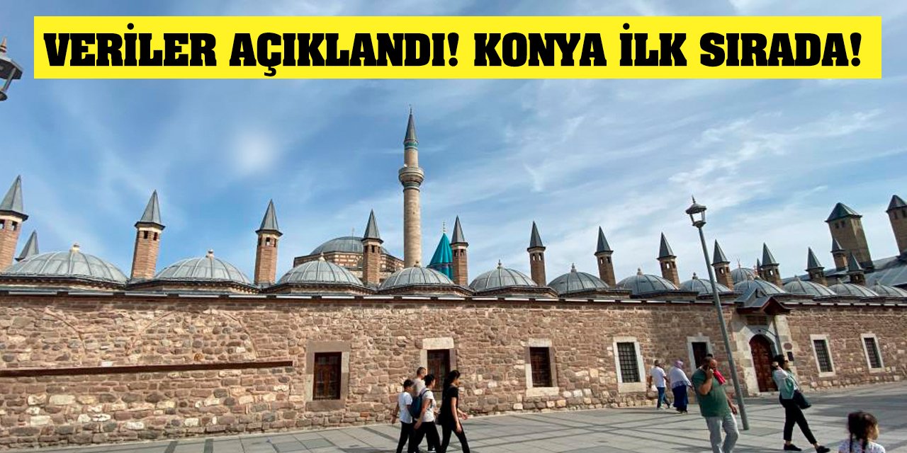 Veriler Açıklandı! Konya İlk Sırada!