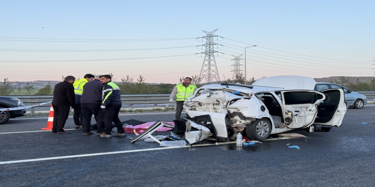 Kuzey Marmara Otoyolu'nda feci kaza: 2 ölü, 4 yaralı