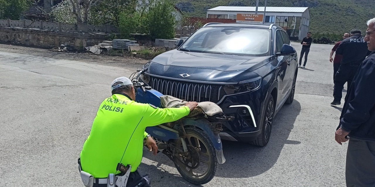 Konya’da cip ile çarpışan motosikletin sürücüsü kurtarılamadı