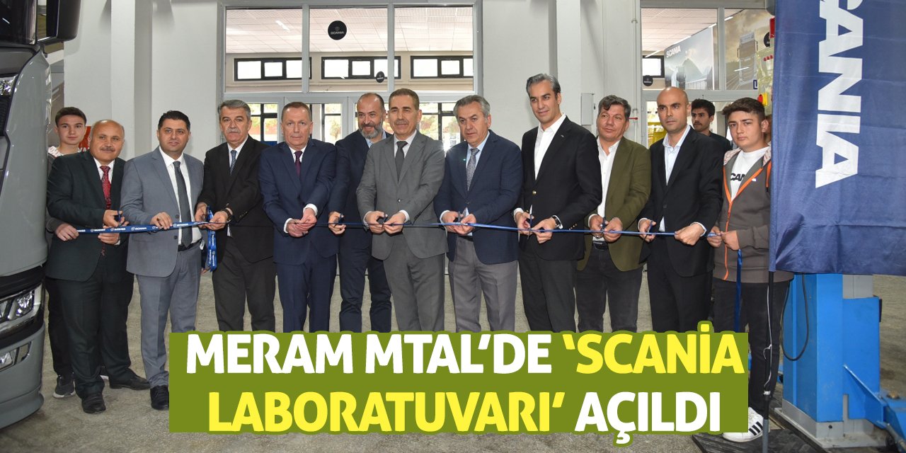 Meram Mtal’de ‘Scania Laboratuvarı’ Açıldı