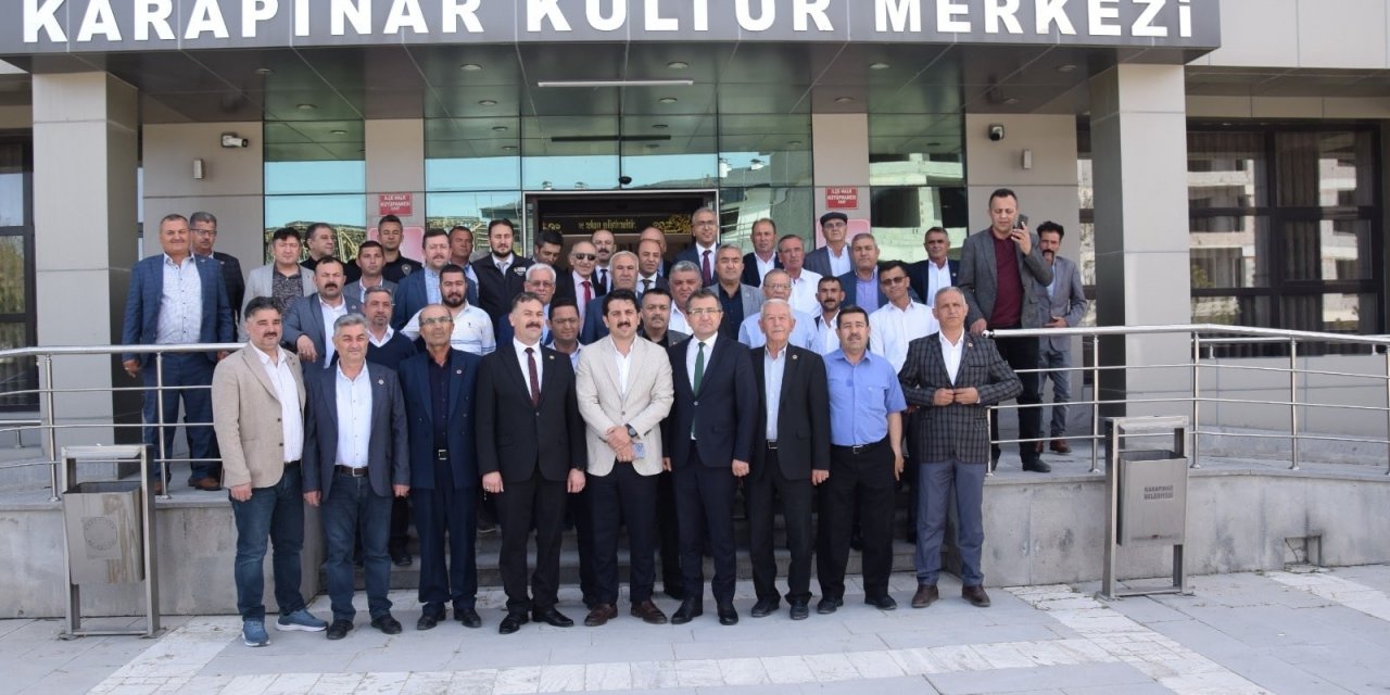 Konya'da mahalle muhtarları ile istişare toplantısı