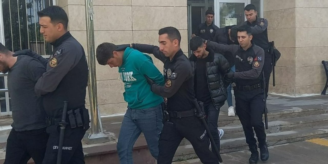 Konya'da havaya ateş eden yabancı uyruklu şahıslara sınır dışı