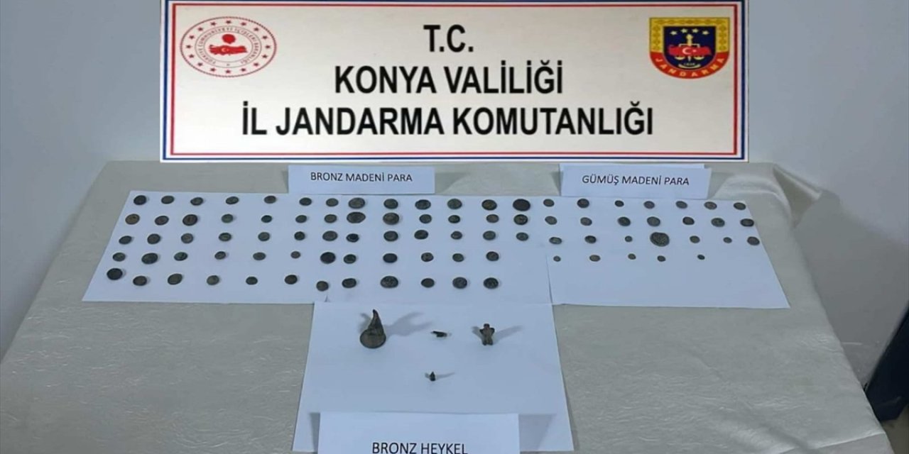 Konya'da tarihi eser operasyonu!